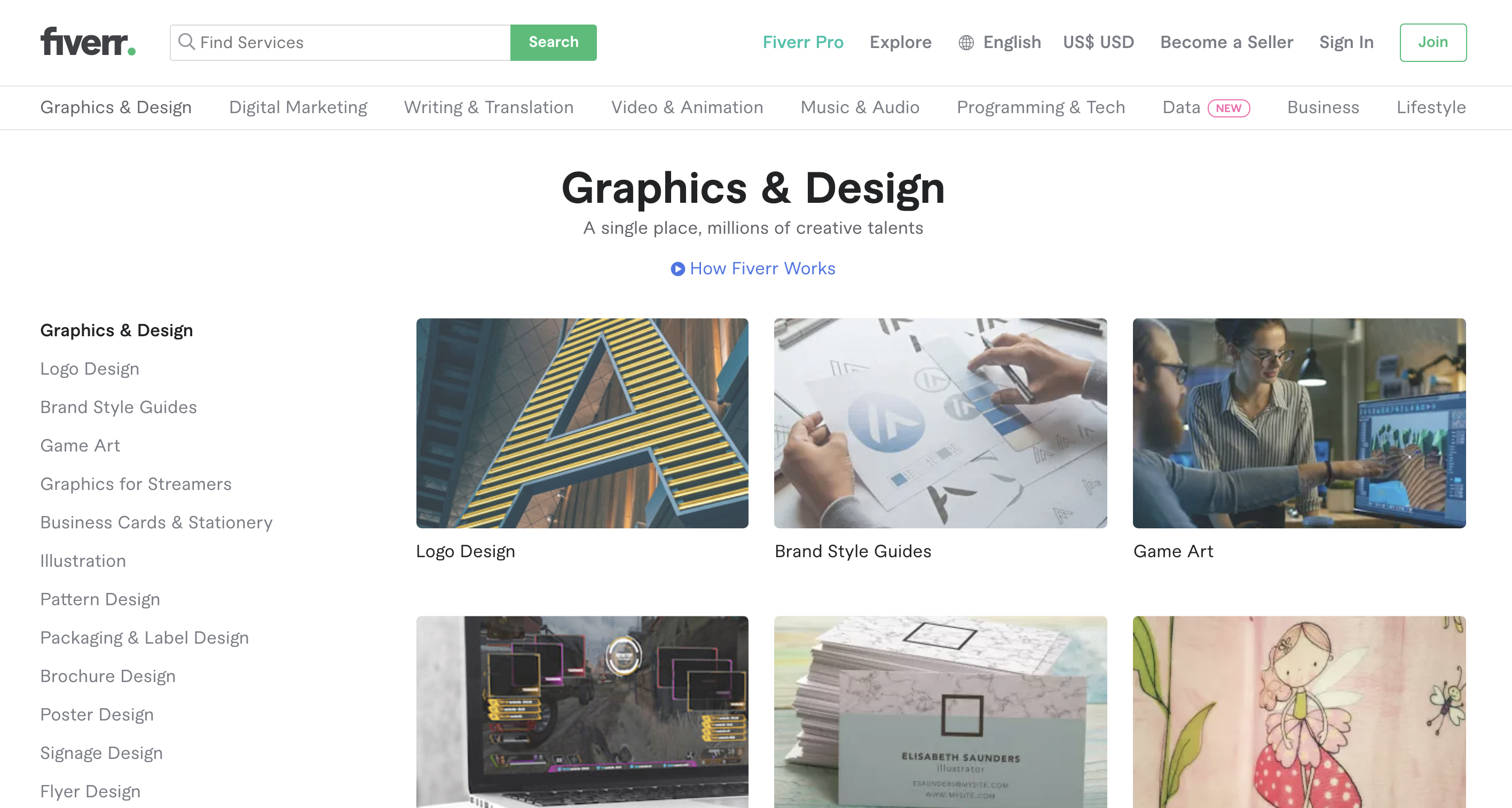 Logo Design Services on fiverr